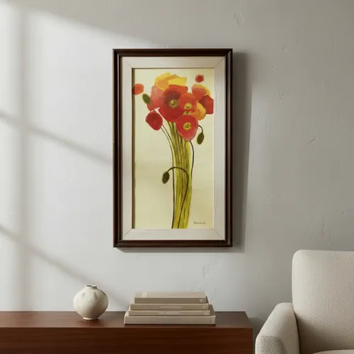 Cuadro Decorativo Floral Novak Doble Varilla de Thor Home